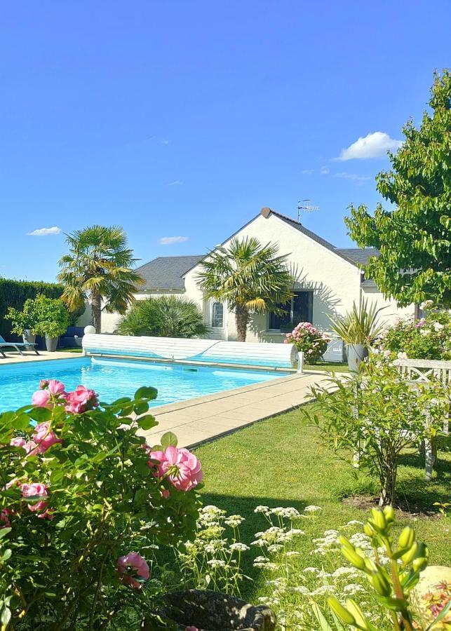 Gite Pause Au Jardin Piscine Chauffee Saint-Branchs Dış mekan fotoğraf